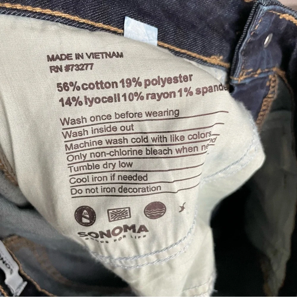 Sonoma Bootcut Jeans Dark Wash Stretch Women’s size 6 - Picture 10 of 12